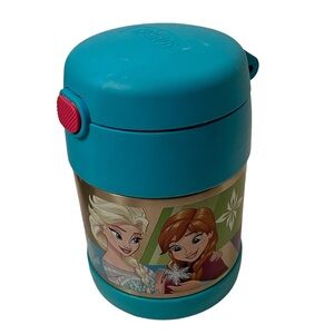 Disney Frozen Anna Elsa Olaf Funtainer 10 oz. Thermos Food Container